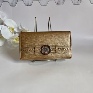 Elegant Brighton Deep Gold Women's Clutch Wallet